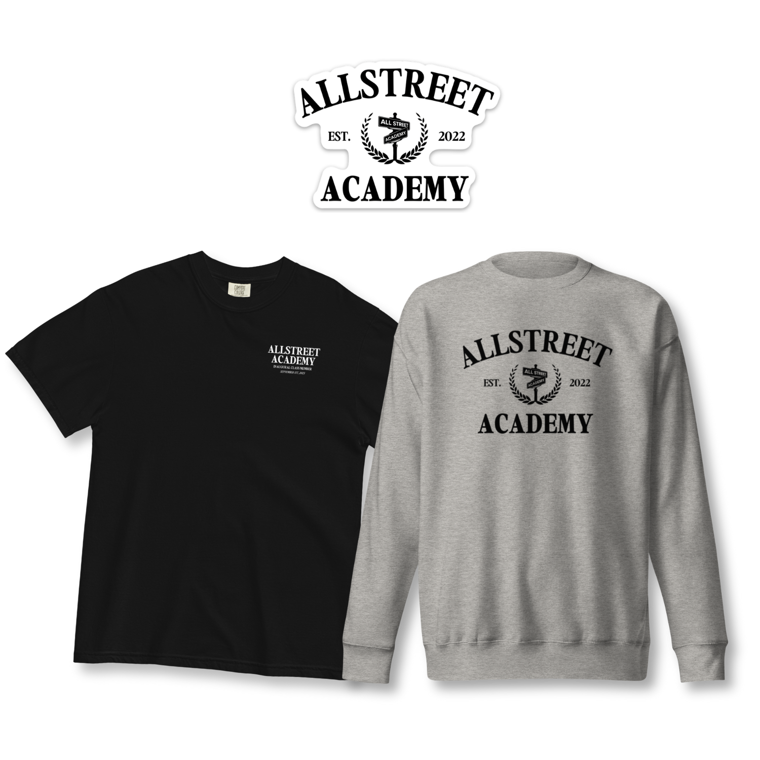 tshirt crewneck sticker